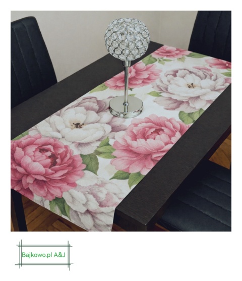 Bieżnik na stół w kwiaty - mix wzorów - szycie na zamówienie