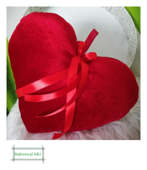 Serce czerwone zawieszka , dekoracja